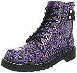 T.U.K. Damen T2186 Stiefel, Violett (violett/schwarz), 37 EU