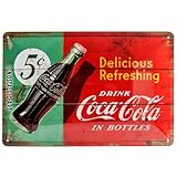 Nostalgic-Art Retro Blechschild, Coca-Cola – Delicious...