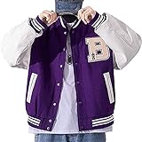 Yokbeer Herren Varsity College Jacke Baseball Jacken Hip Hop...