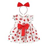 IWEMEK Kleinkind Baby Mädchen Sommer Blumen Kleid...