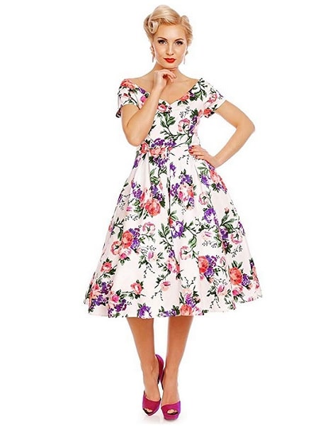 Dolly and Dotty 50er Jahre Rockabilly Vintage Petticoat Kleid