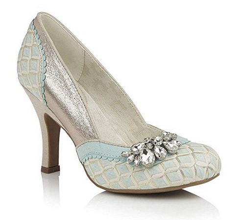 Ruby Shoo Damen Pumps Sandalen mit Keilabsatz